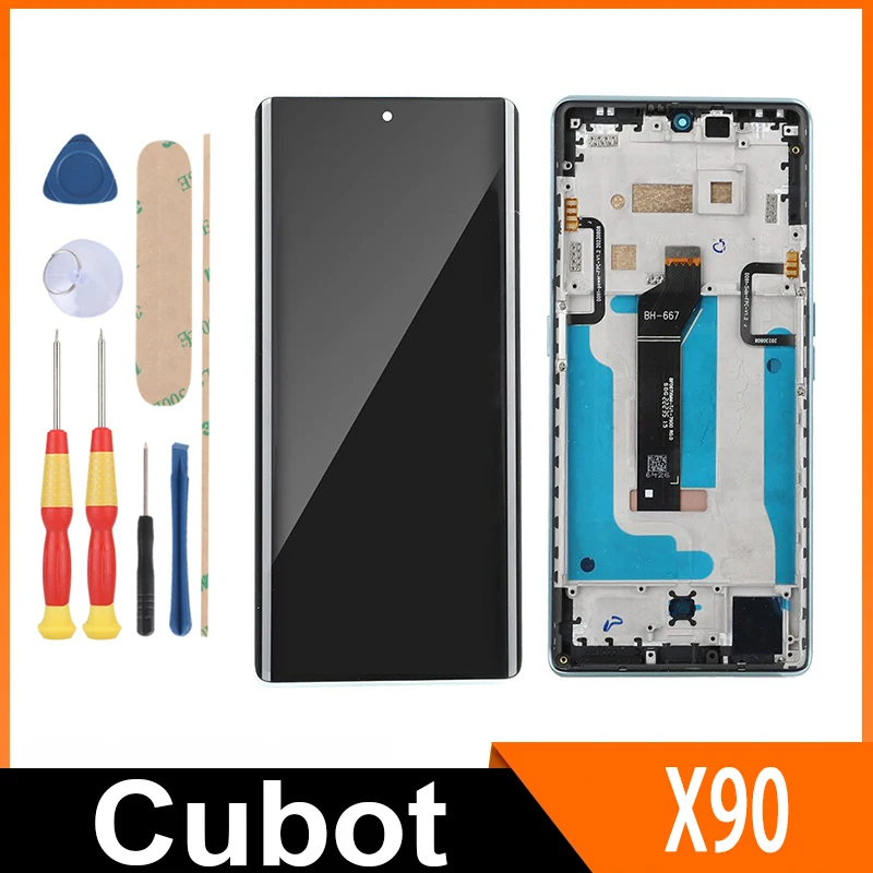 pour-cubot-x90-667-fhd-ecran-lcd-ecran-tactile-avec-cadre