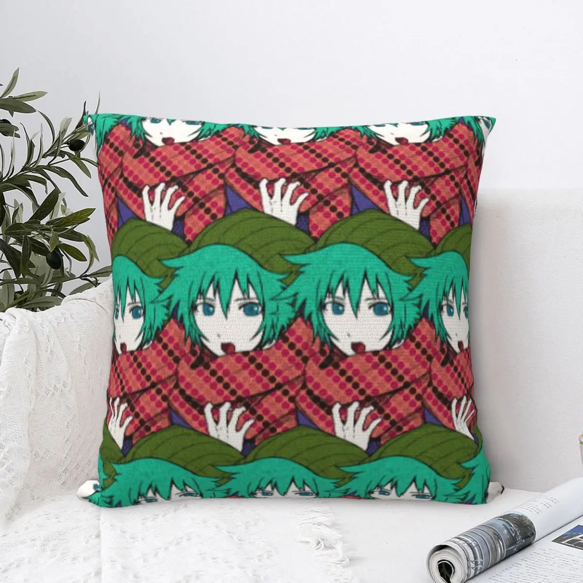 Shin Tsukimi Joe Tazuna Your Turn To Die Pillow Covers Sofa YTTD Anime Game Cushion Cover Funny Pillowcase 40*40