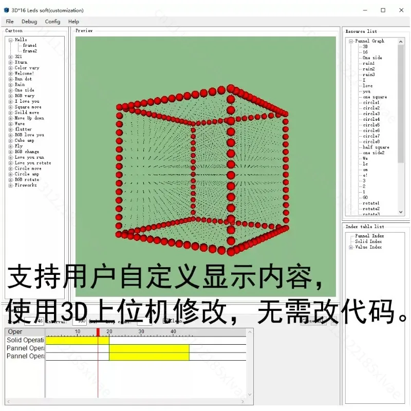 3D16MINI 16x16x16 LED Light Box Kit, Electronics DIY Animation Display Module for Hobby & Creative Projects