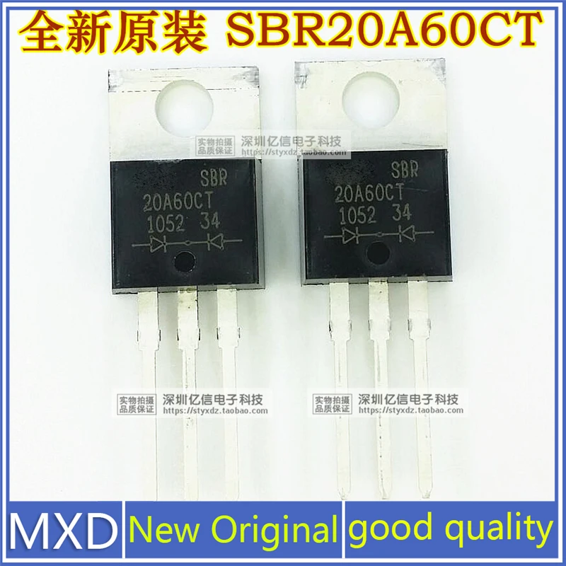 5Pcs/Lot New Original SBR20A60CT 20A60V Schottky Diode Good Quality In Stock