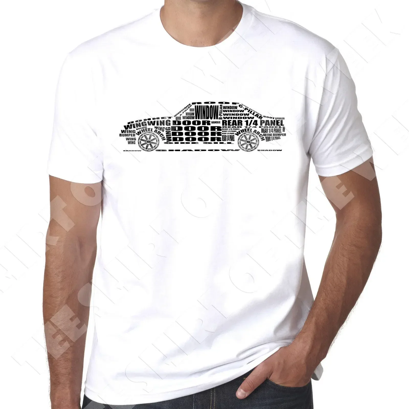 Men'S Lastest Simple Style Escort Mk2 Rs2000 Word Car Typography Mens 100% Cotton Tshirt Tee Shirt