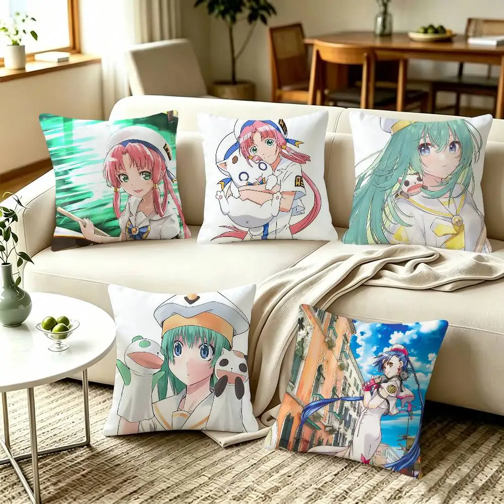 Mizunashi Akari Aria the Animation Aria   Pillow Covers, Home Sofa Cushion Covers and Aecorative Custom