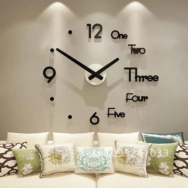 

Art, Creative Wall Clock, Living Oversized 1m Home Fashion, DIY, Room