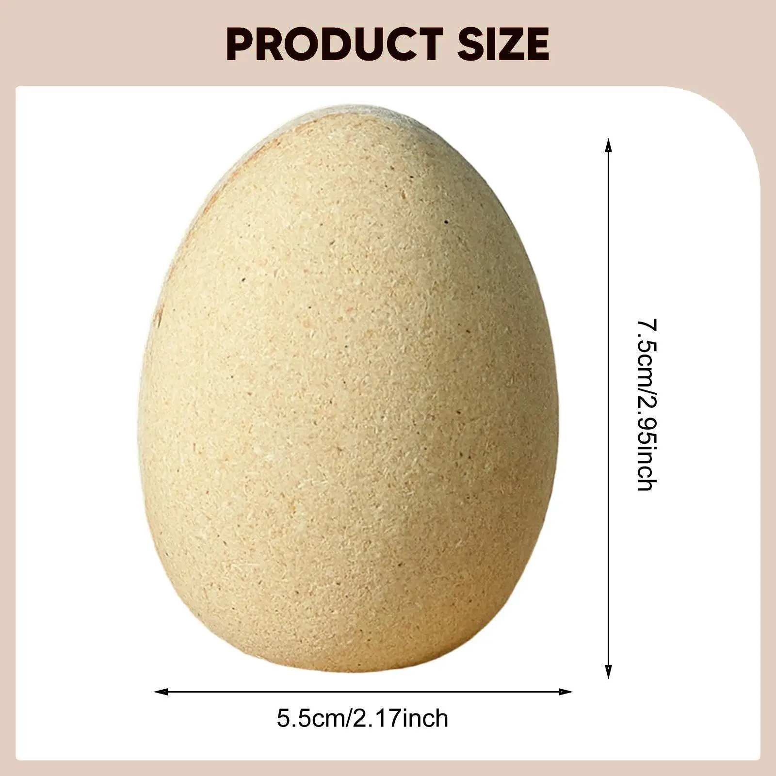 

Неокрашенные деревянные яйца для поделок, DIY-росписи, декора, пасхальных украшений, центральных элементов и праздничного декора для дома