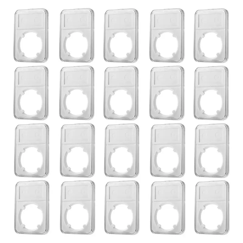 fedi-20-pack-coin-slab-display-holder-storage-case-for-peace-ike-silver-organize-your-coin-collection