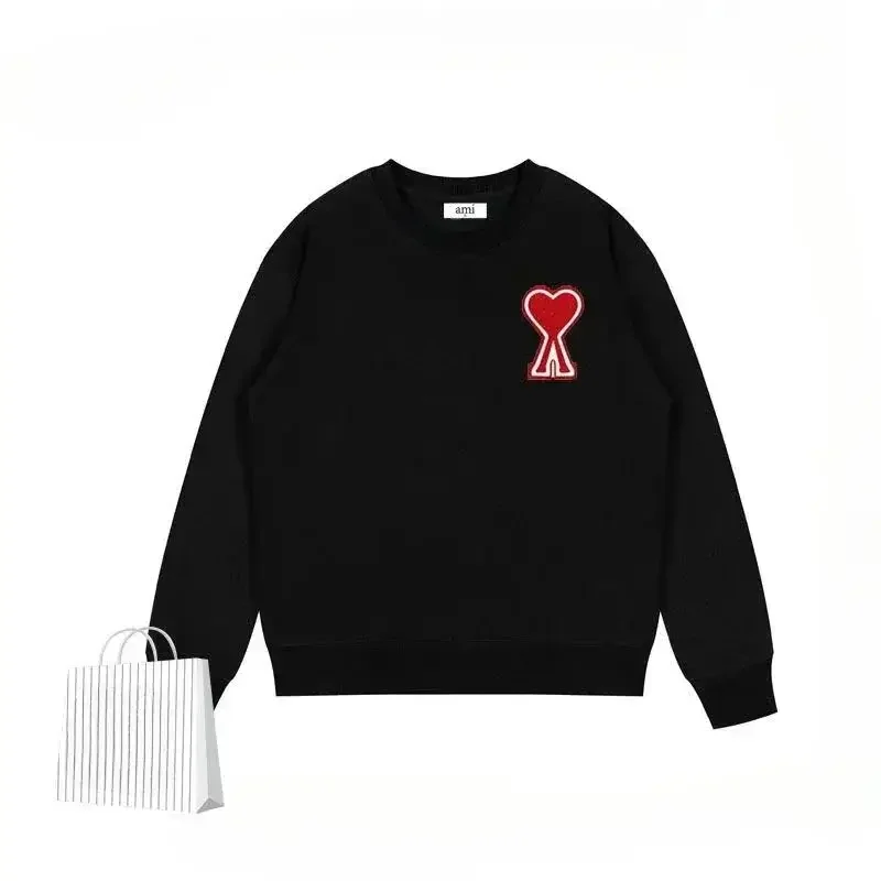 

2024 Crew Neck Sweater Women Men's Trendy Brand Spring and Autumn Loose American Casual Couple's Printed Top Jacket