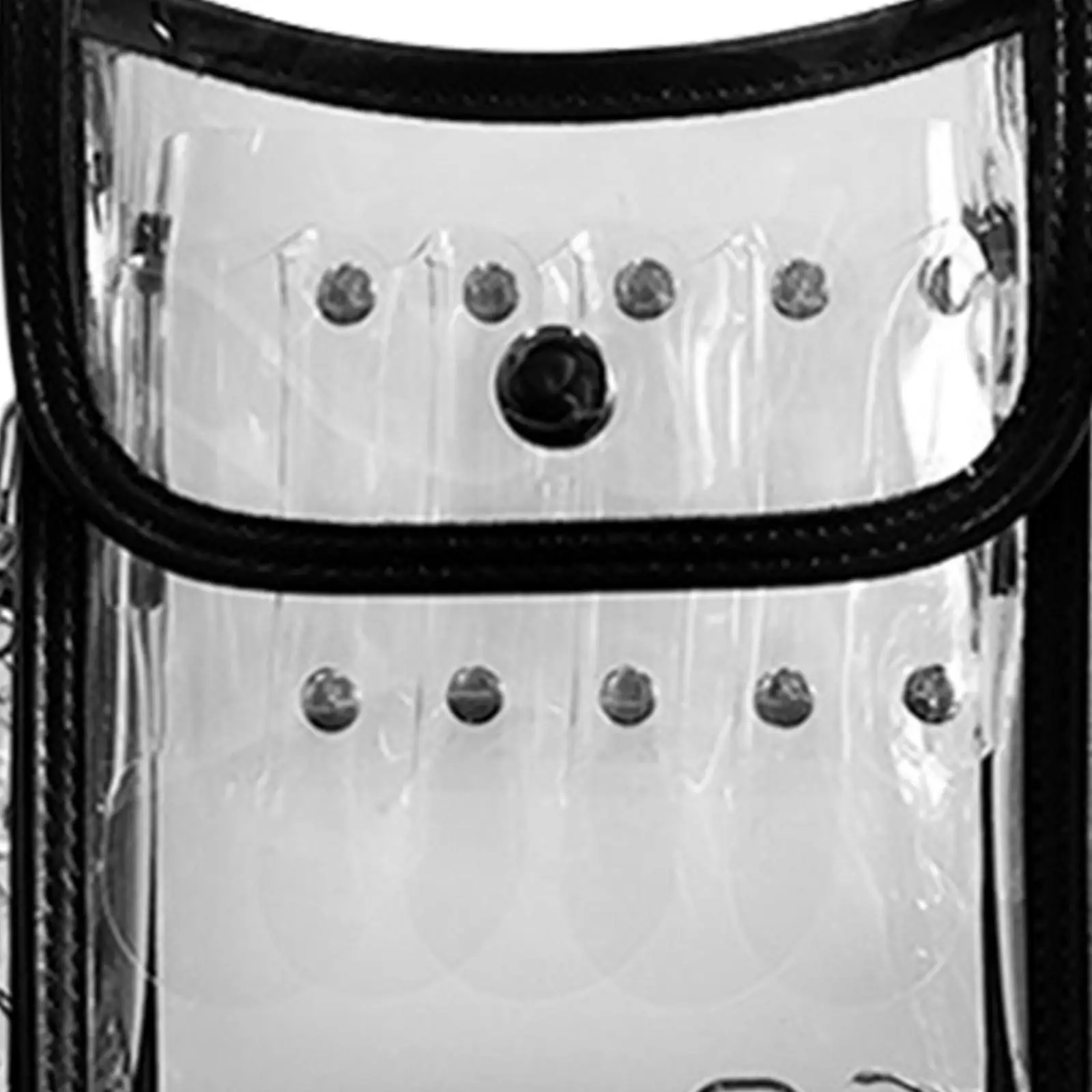 

Transparent Hair Scissor holsters, Adjustable Acrylic Chain Organizer Pouch Bag for Salon Barber Hair Stylist Tools
