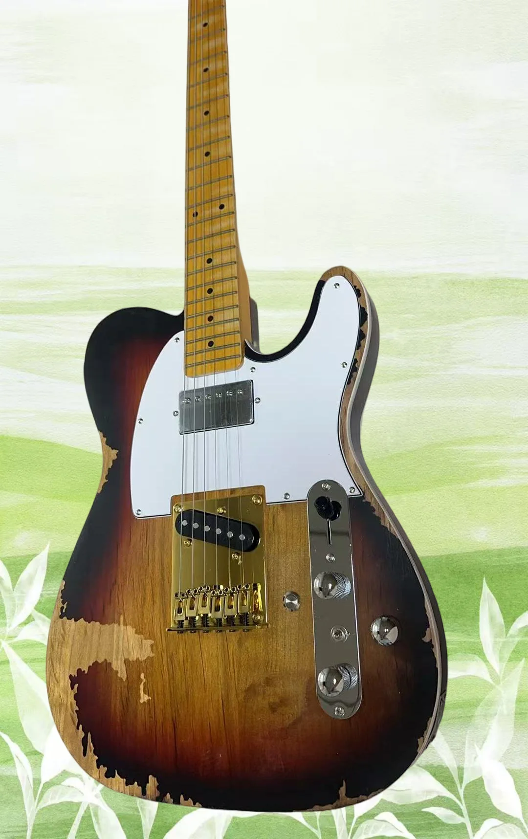 

Guitar Doing Old Days Fading Body Maple Fingerboard