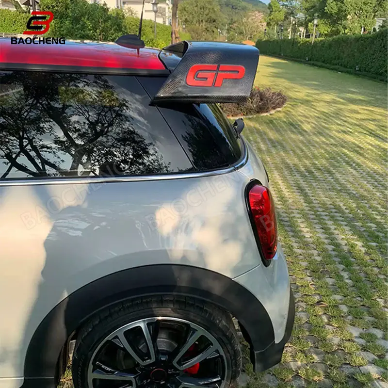 Per Mini F55 F56 modificato con ala di coda grande stile GP3 Spoiler posteriore in fibra di carbonio di alta qualità Prezzo di produzione in fabbrica