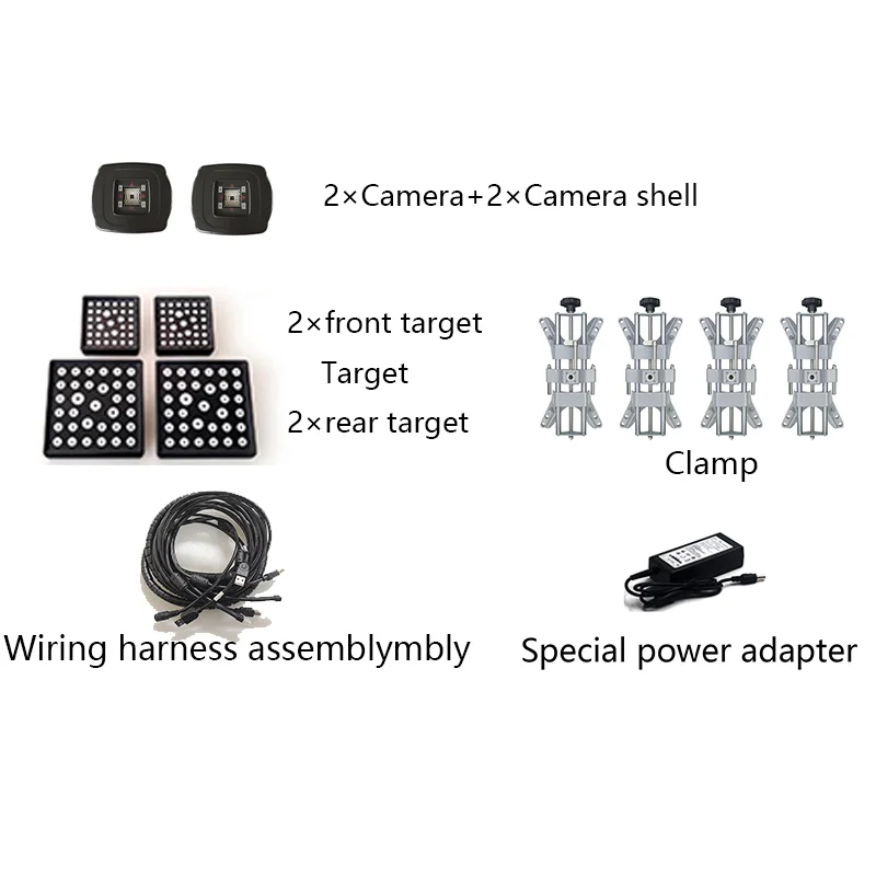 3D wheel alignment( camera + target+ clamp+power&cable) DDP to the client's door/CIF/EXW