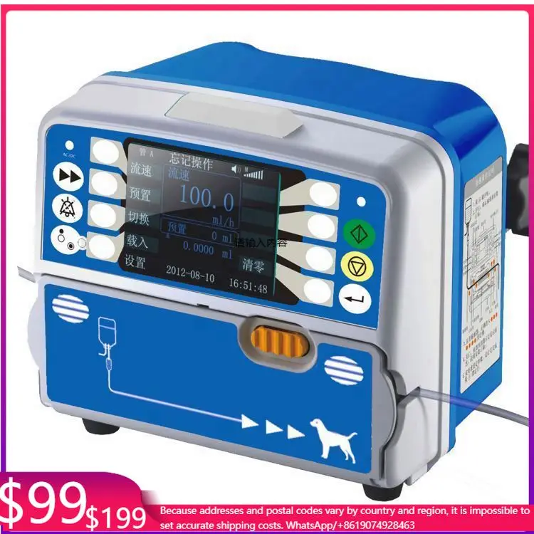 Veterinary Electric Infusion Pump For Pet Feeding And Nutrition Medical Animal Use