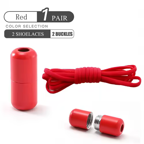 Elastic No Tie Shoelaces Semicircle Shoe Laces For Kids and Adult Sneakers Shoelace Quick Lazy Metal Lock Laces Shoe Strings - Image 7