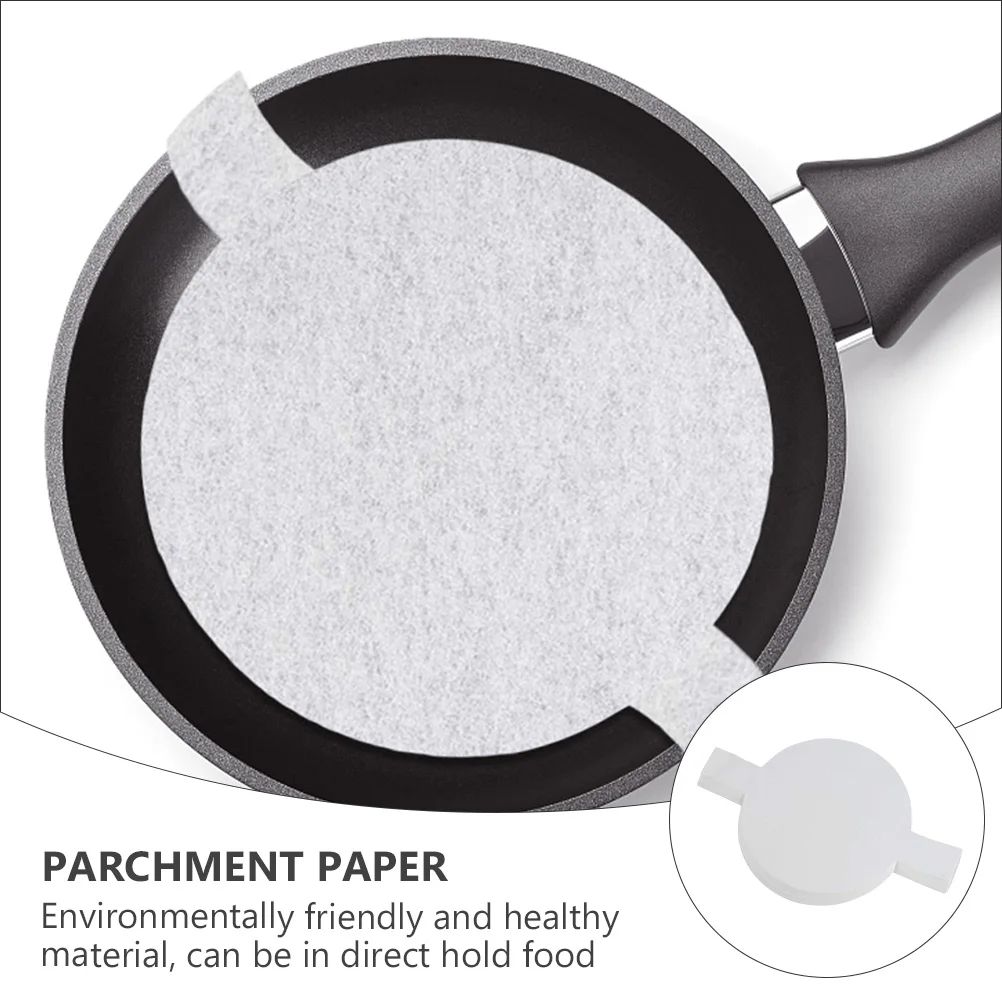 

100 pcs Silicone Coated Baking Paper Sheets Non-Stick Food Grade Parchment Liners For Cakes Muffins Desserts Easy Demold