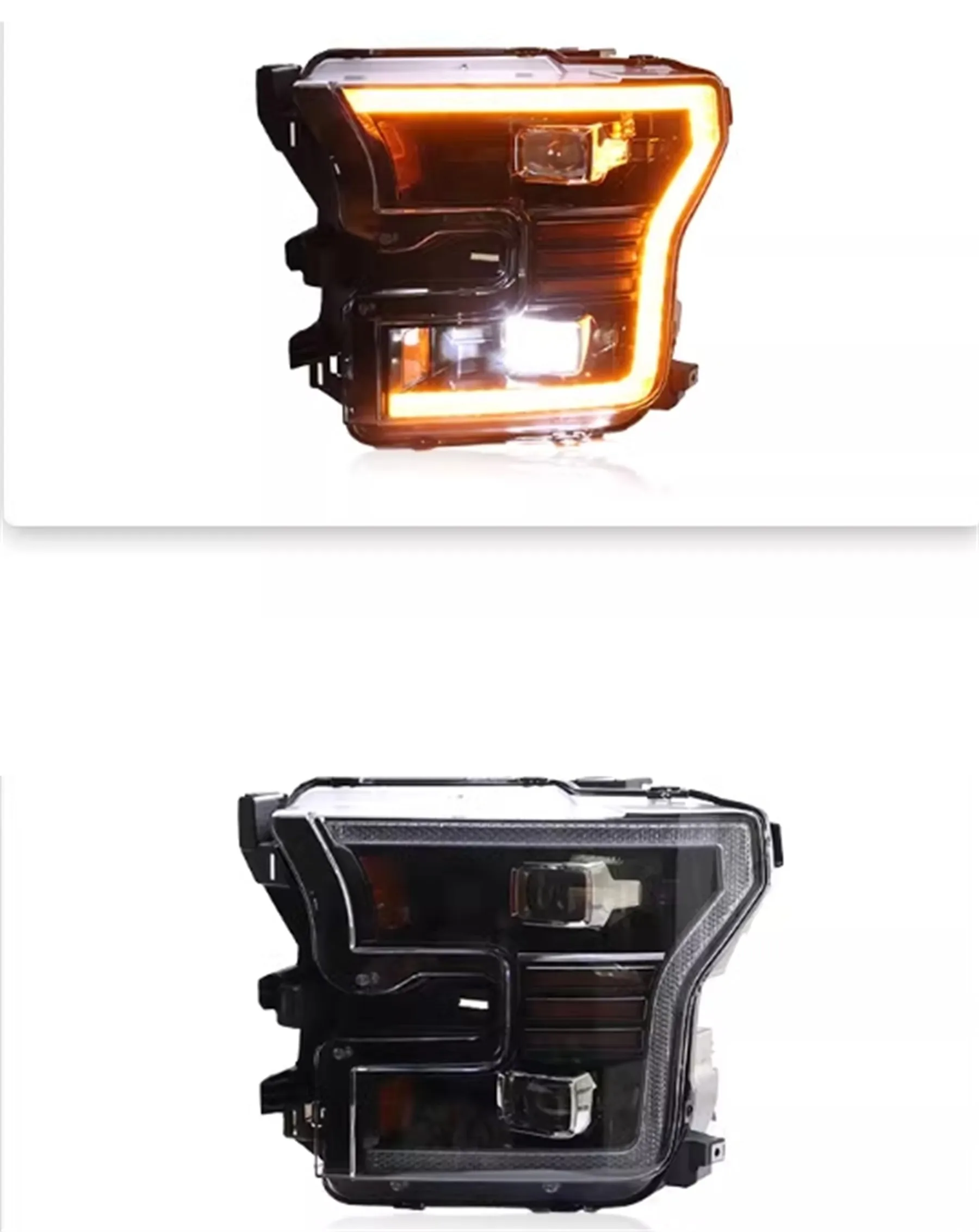 

Led Headlight US version Headlamp for Ford F150 Raptor 15-20 Daytime Running DRL Low High Beam Turn signal