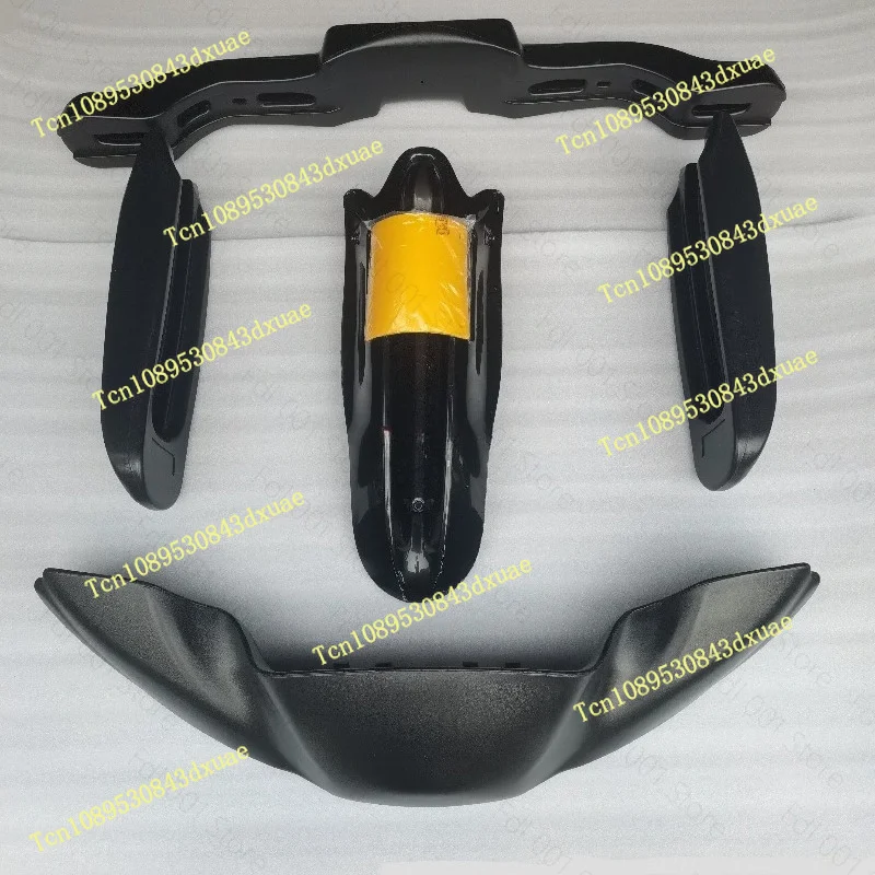 Competitive Racing Kart Body Shell, Plastic Anti Collision Bumper Set with Number Plate Front Rear Bars