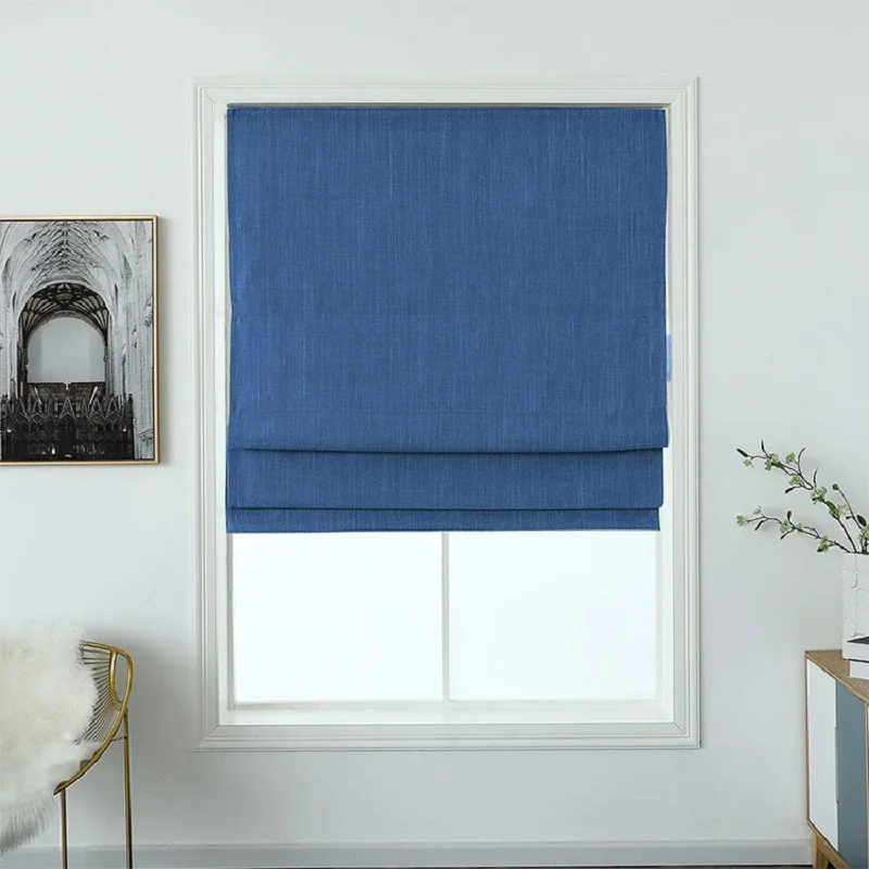 

Horizontal Manual Roman Blind, Custom Made, Window Blind, Wholesale