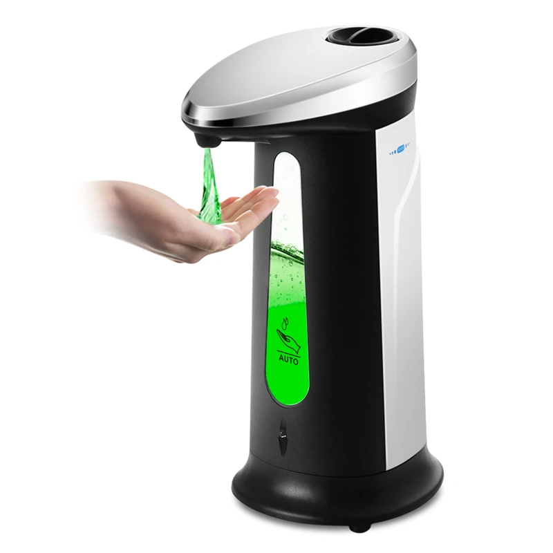 400ml Flüssigkeit Seife Spender Automatische ABS Intelligente Touchless Sensor Induktion Hand Washer Für Bad Küche Spender