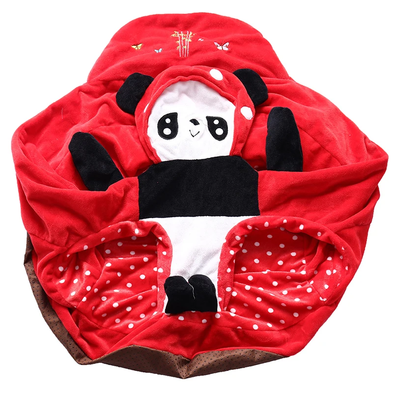 Baby Sitting Chair Cover Cute Animal Shaped Plush Sofa Case Infants Learning Support Seat Cushion high quality.