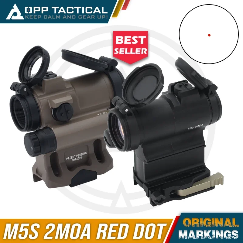 Evolution Gear TACTICAL M5S Red Dot Sight 2 MOA for Hunting Airsoft Full Markings For Precision And Fast Target Acquisition