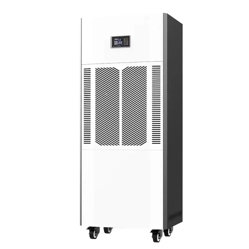High Quality Removable Water Tank Wheeled Portable Industrial Garage Dehumidifier