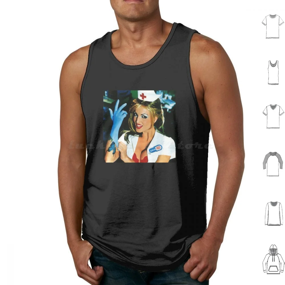 The Nurse Tank Tops Print Cotton 182 Thing Blink 182 Small Blink Band 182 Enema Blink 182 State Blink 182 Miss Blink You