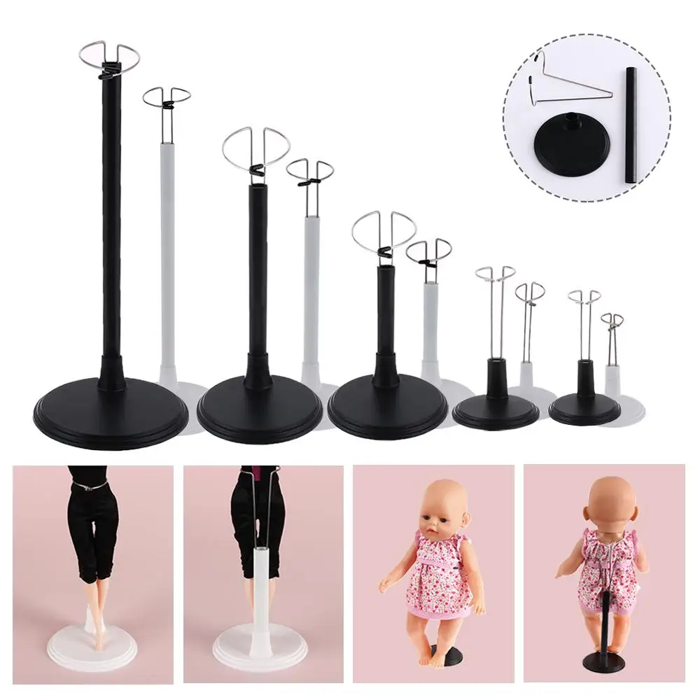 Adjustable White Black Doll Dummy Puppet Wrist Stand Holder Bracket Support Dollhouse Accessories Toy Store Display