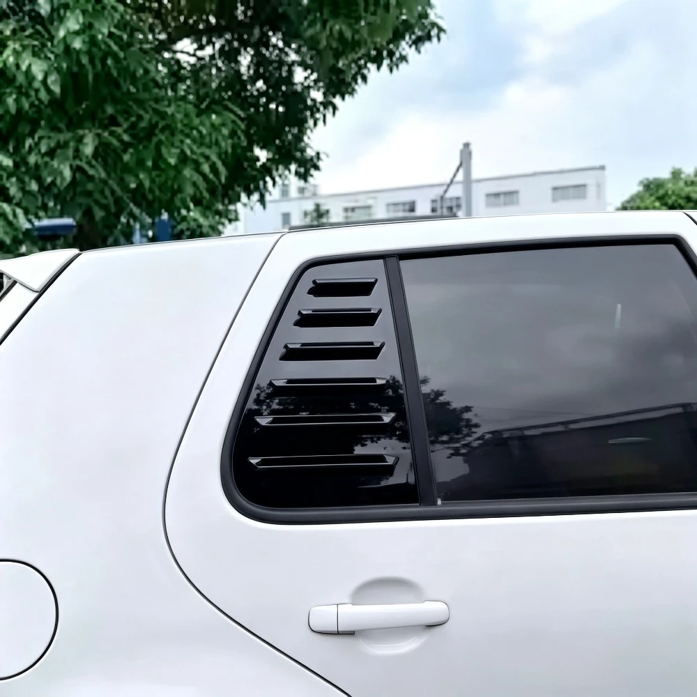Rear Triangle Blinds Louvers Cover Protector Stickers  for VW Golf MK4 1997-2006 ABS Car ABS Plastic Rear Glass Window Shutter - view 5