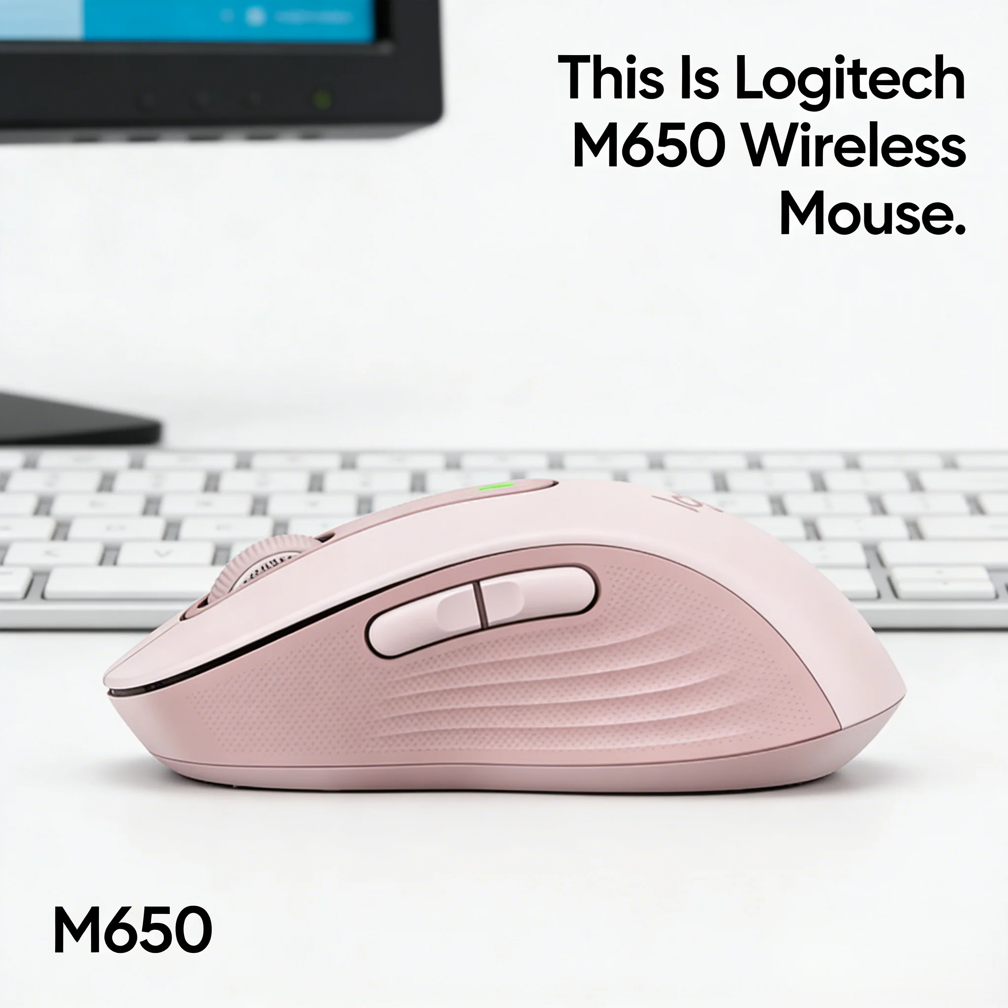 

Logitech M650/M650L Ergonomic Home Mouse - Relieve Fatigue from Netflix Binging