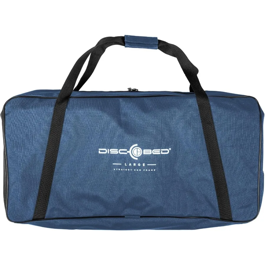 سرير كبير للتخييم في الهواء الطلق لشخص واحد، سرير محمول للبالغين، حل النوم للخيام باللون الأزرق الداكن