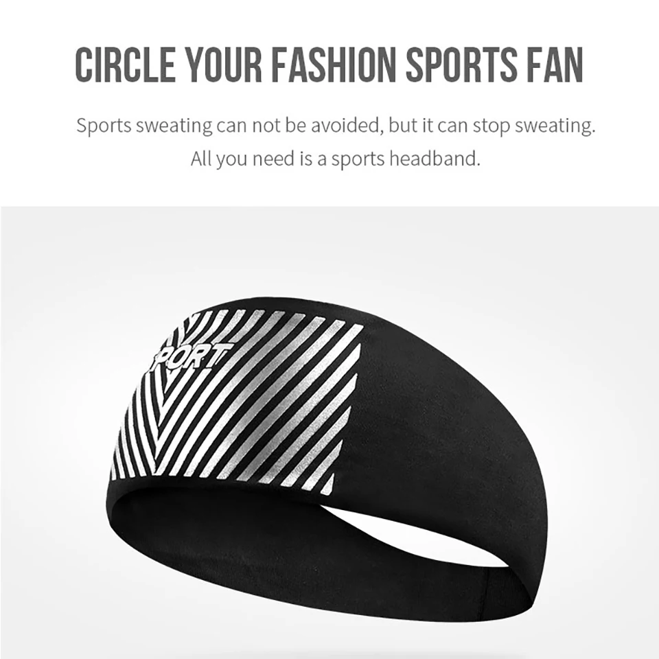 Absorbent Cycling Sport Sweat Headband Men Sweatband For Men and Women Yoga Hair Head Sweat Bands Sports Safety