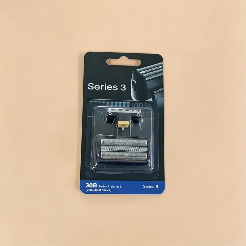 30B Scherfolien- und Scherkopf-Ersatzkit passend für Braun Series 3 330 195 197 199 4740 4745 4845 Tricontrol Rasierer-Ersatzteile #