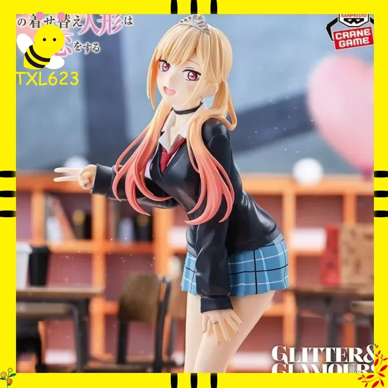 

Original Banpresto Kitagawa Marin Cultural Festival Yukata Figure My Dress-Up Darling Anime Prize Model, Desktop Decoration Coll