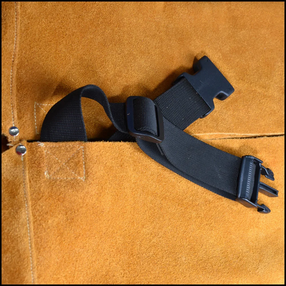 Delantal protector de soldadura, ropa de soldadura eléctrica gruesa para taller, resistente al desgaste, antiescaldaduras, retardante de llama