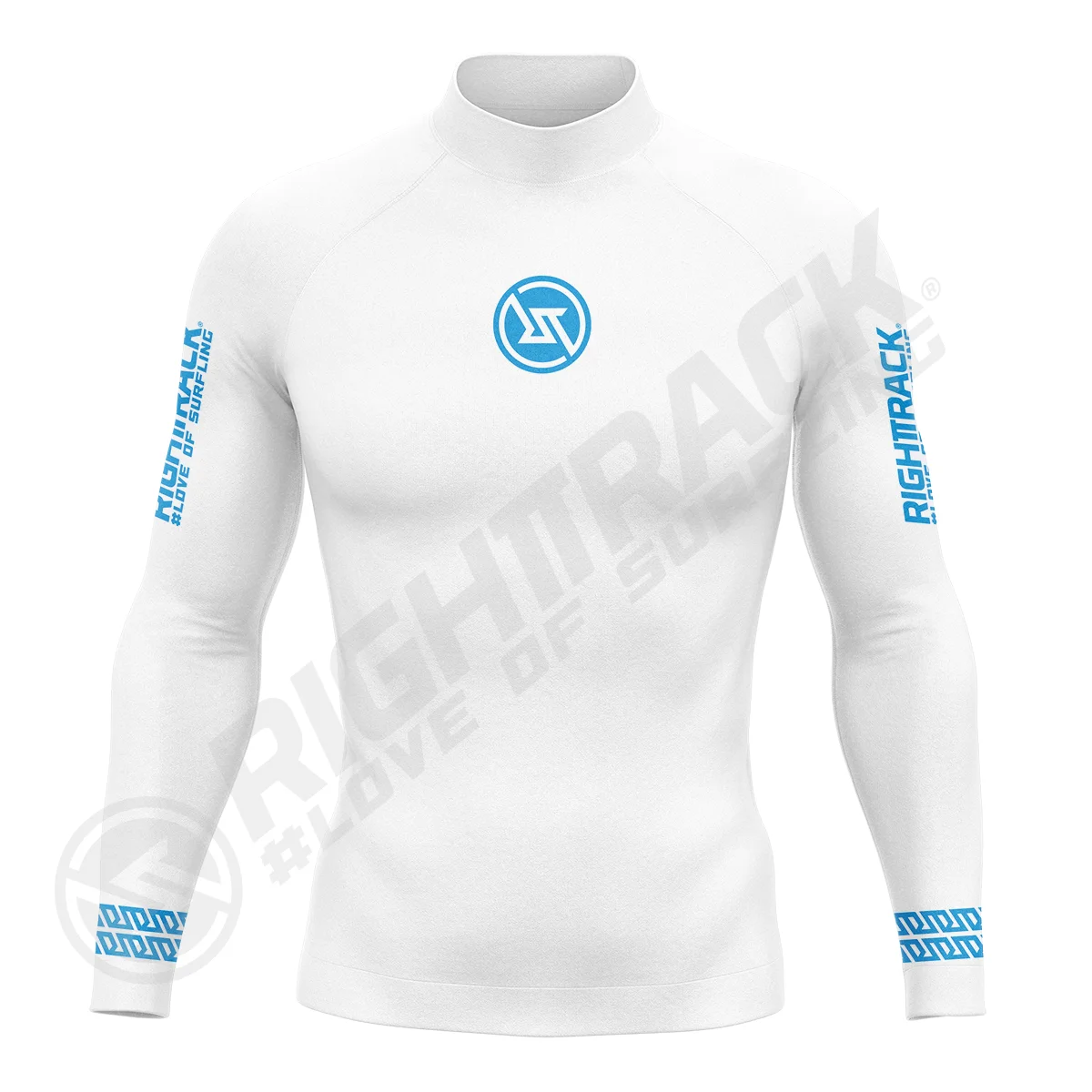 New Men\'s Surfing Shirt Colorful Lycra Rashguard Surf Sportswear Beach UV Protection Swimwear UPF50+ RIGHTTRACK Clothes