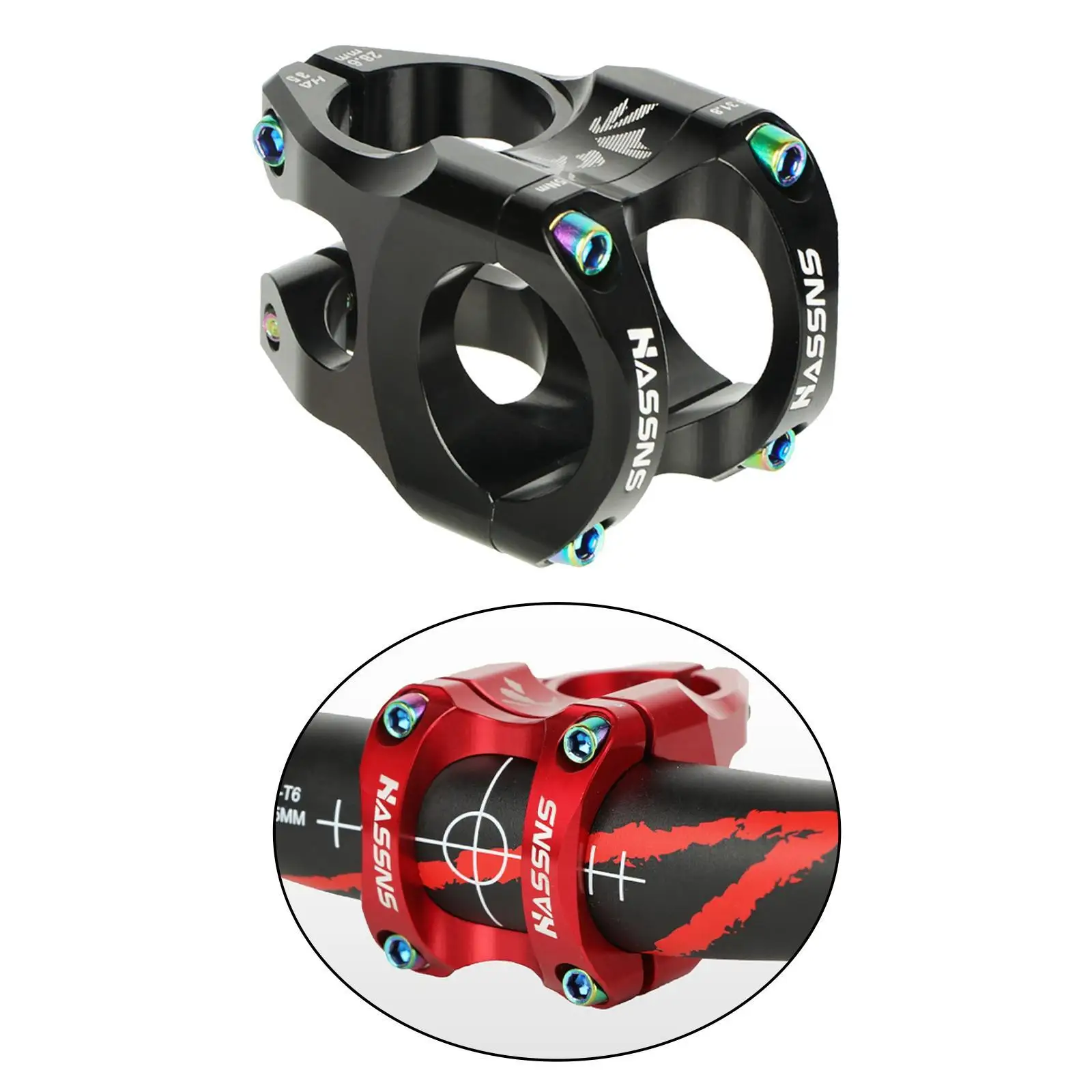 Mtb Power Stem Road Bike Mountain Bicycle Bridge Short Power 35mm Rod Handlebar Table Adjustable Stem Riser Cycling