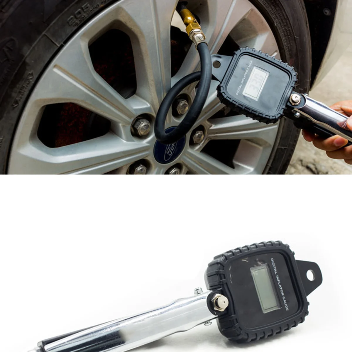 

Digital Tire Pressure Gauge Heavy Duty 100 Psi Accurate Measurement for Car Truck Motorcycle Tire Inflator Air Pressure Gauge