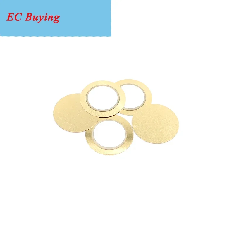 10pcs/lot Diameter 20MM Copper Buzzer Piezoelectric Ceramic Plate Alarm Sounding Ceramic Chip