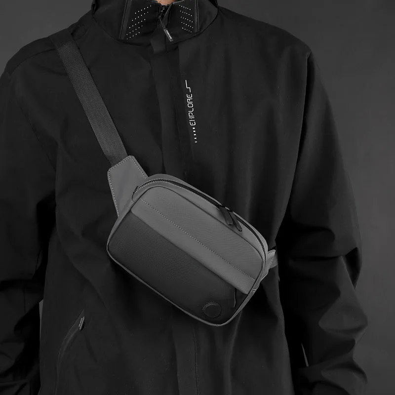 

New Men Crossbody Bags Men's Shoulder Bags Boy Messenger Bags Man Handbags for Travel Casual Large Satchel Grey