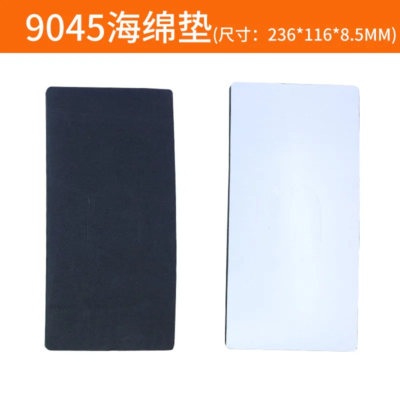 2 шт. квадратный/прямоугольный плоский шлифовальный коврик для Makita 4510/9035/9045, шлифовальный станок, губка, резиновая наждачная бумага, резиновый коврик