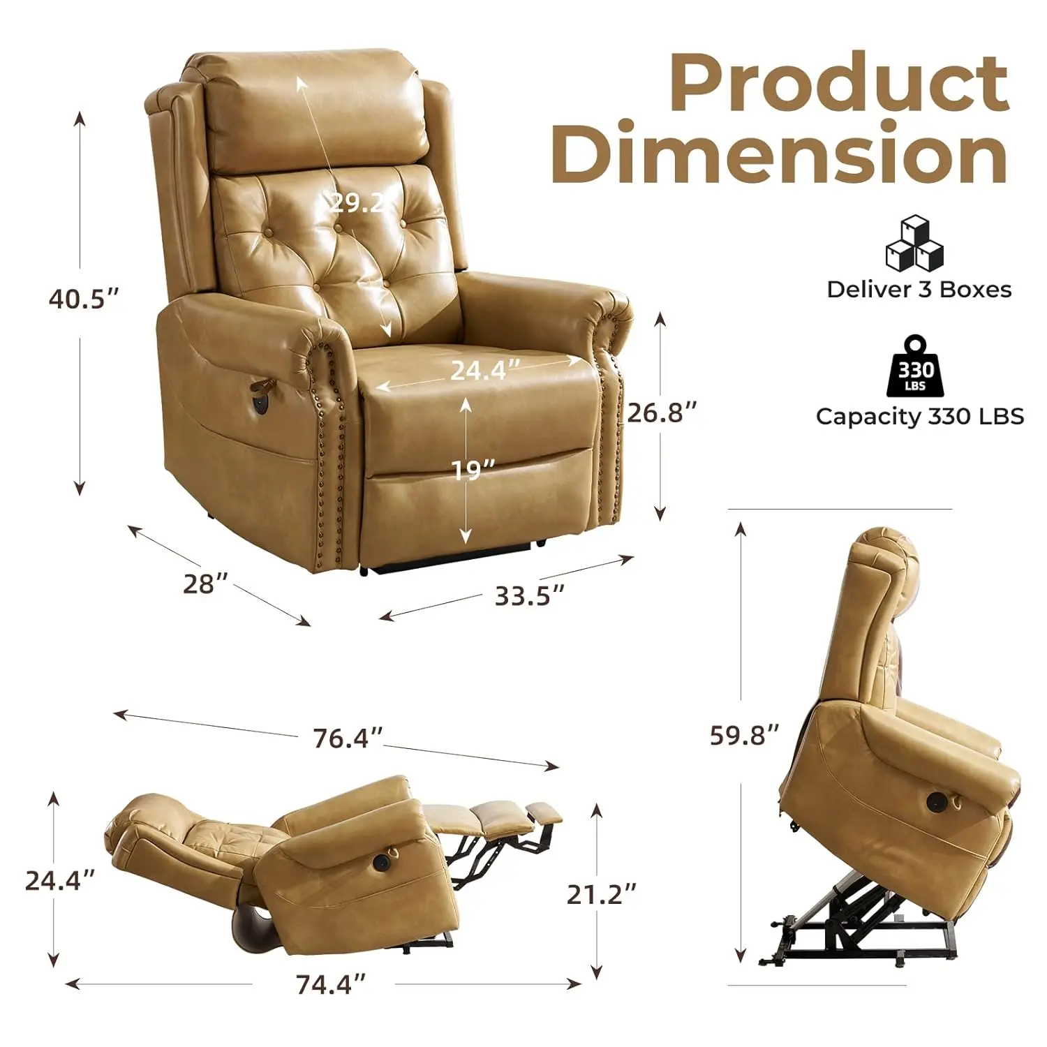 Thumbnail 2 - #12 Latest Recliner Chairs Offers