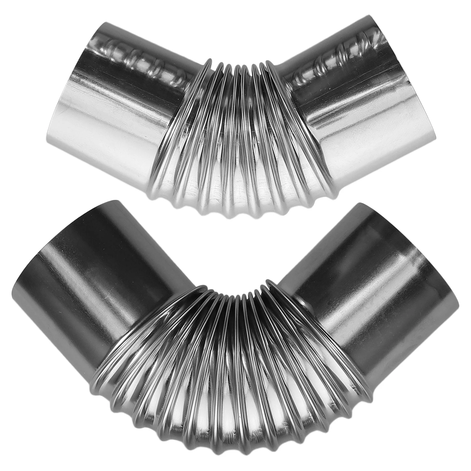 

2Pcs Stainless Steel Stove Pipe Elbow 45 90 Degree Chimney Flue Extension Outdoor Wood Stove Camping Accessories