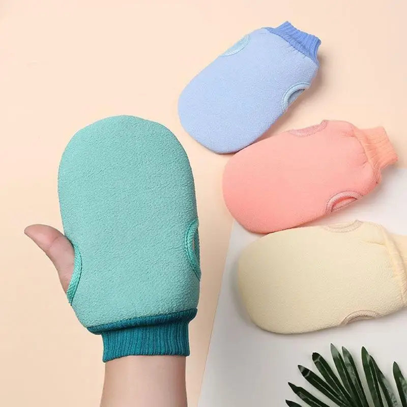 1Pc Bath for Peeling Exfoliating Body Cleaning Scrub Mitt Rub Dead Skin Gloves for Shower Body Brush Towel Spa Foam Body Massage