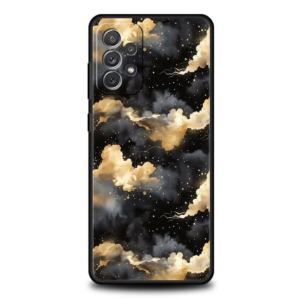 Phone Case For Samsung Galaxy A15 A13 A51 A71 A41 A31 A21S A03S A05 A35 A55 A23 A25 A33 A53 A73 Cover Planet and starry sky art