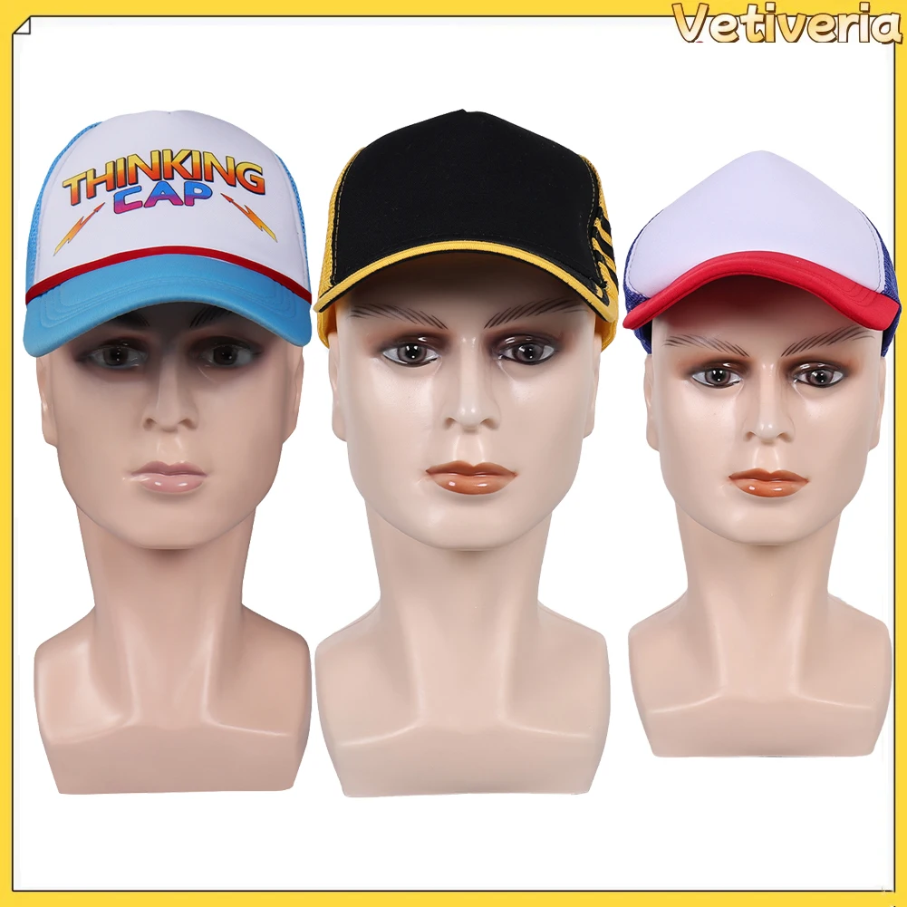 

Бейсбольная кепка для взрослых TV ST 5, Дастина Хендерсон, мужская бейсболка для косплея, унисекс, фэнтезийная летняя сетчатая шляпа, костюм, маскировка, мужской реквизит, аксессуары