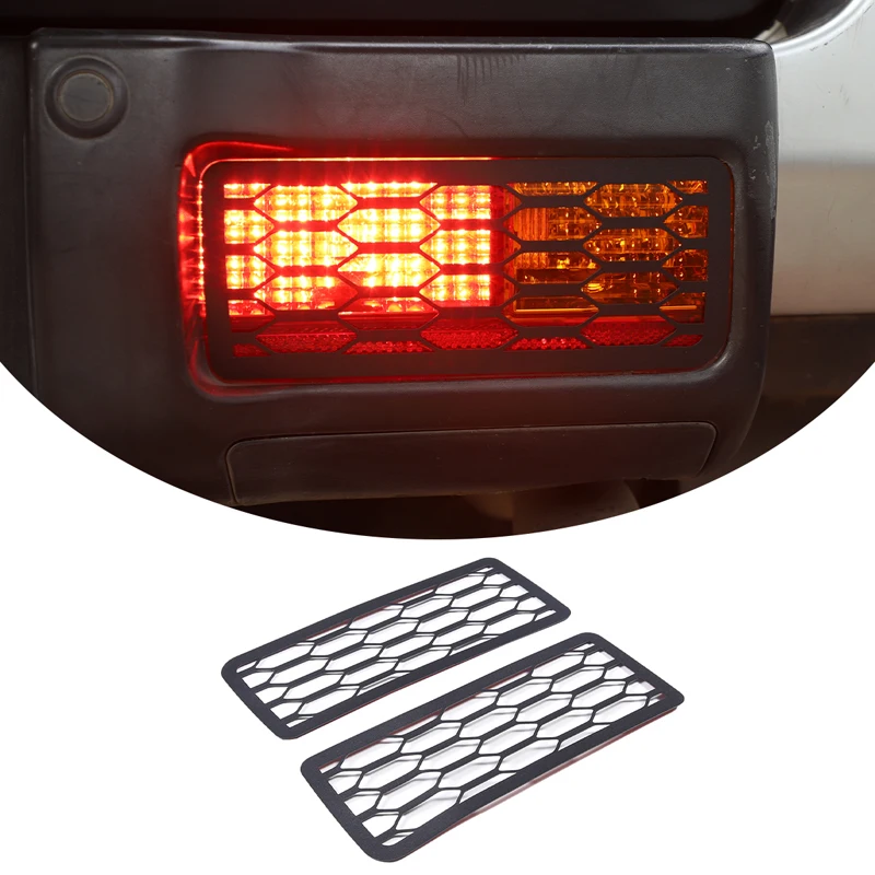 

For Toyota FJ Cruiser 2007-2021 Car Rear Fog Lamp Trim Frame Word Label Outside Decorative Protector Sticker Accessories