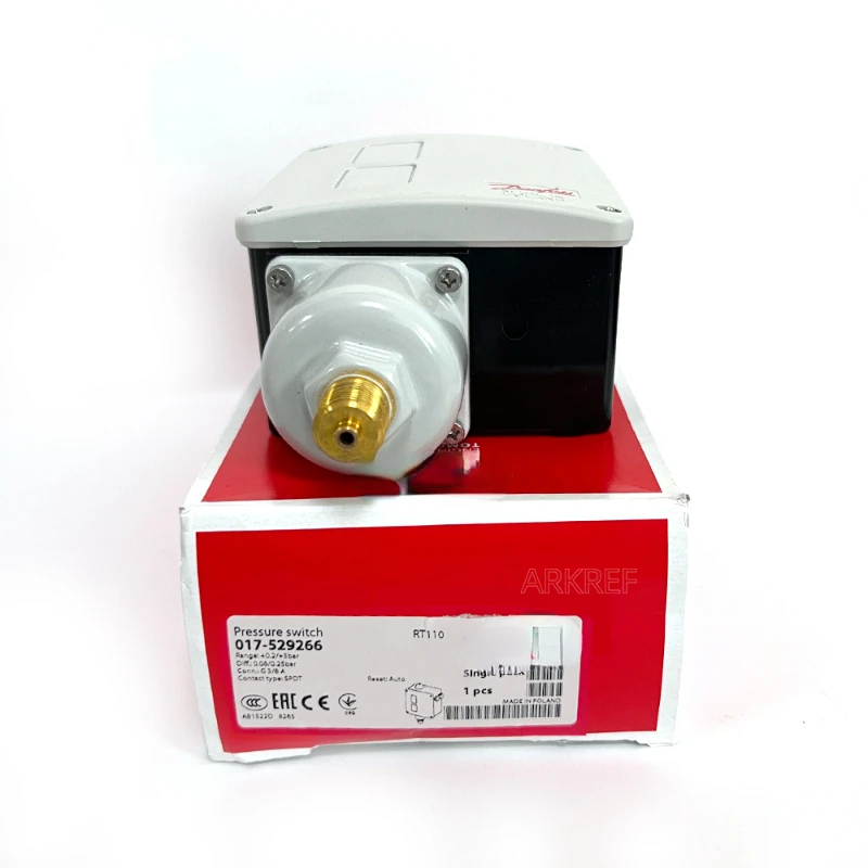 High Precision Pressure Controllable Single-pole Change Over Switch Safe And Reliable RT110 017-529266  Pressure Switch