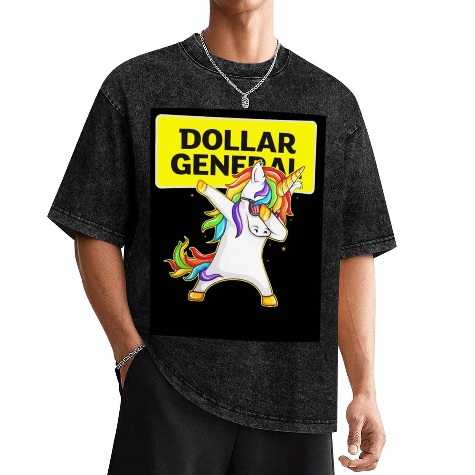 Dollar General – Dollar General – Unicorn Dabbing Unisex Designer Classic T-Shirt sublime mens t shirts top quality