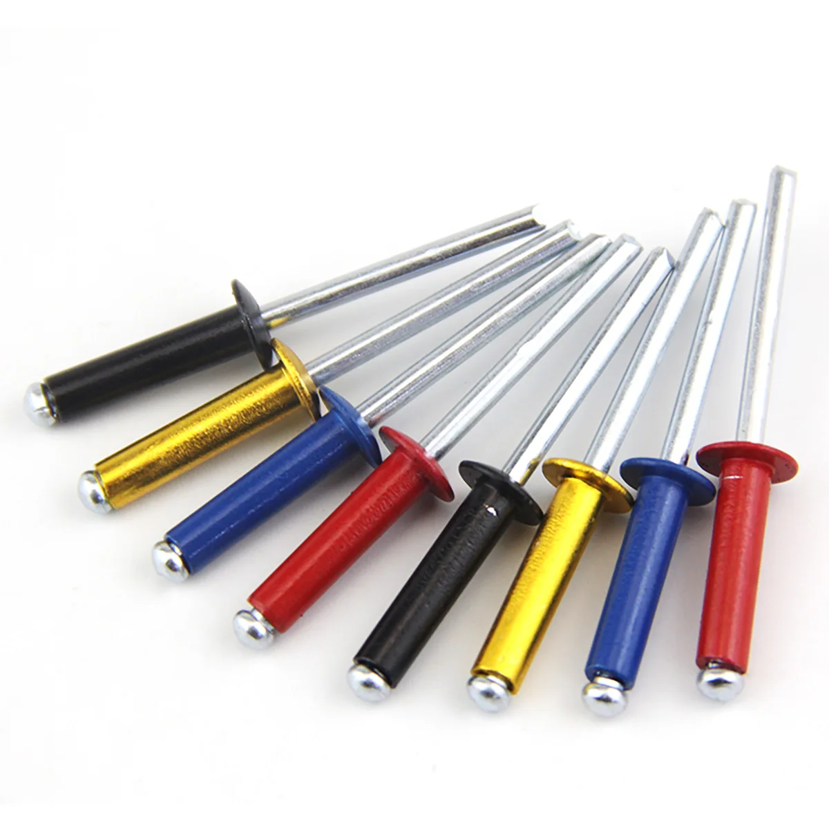 Color Aluminum Round Head Blind Rivet, M3.2 M4 M5 Open Type Pop Rivet, Decorative Pull Rivet Fastener Nail
