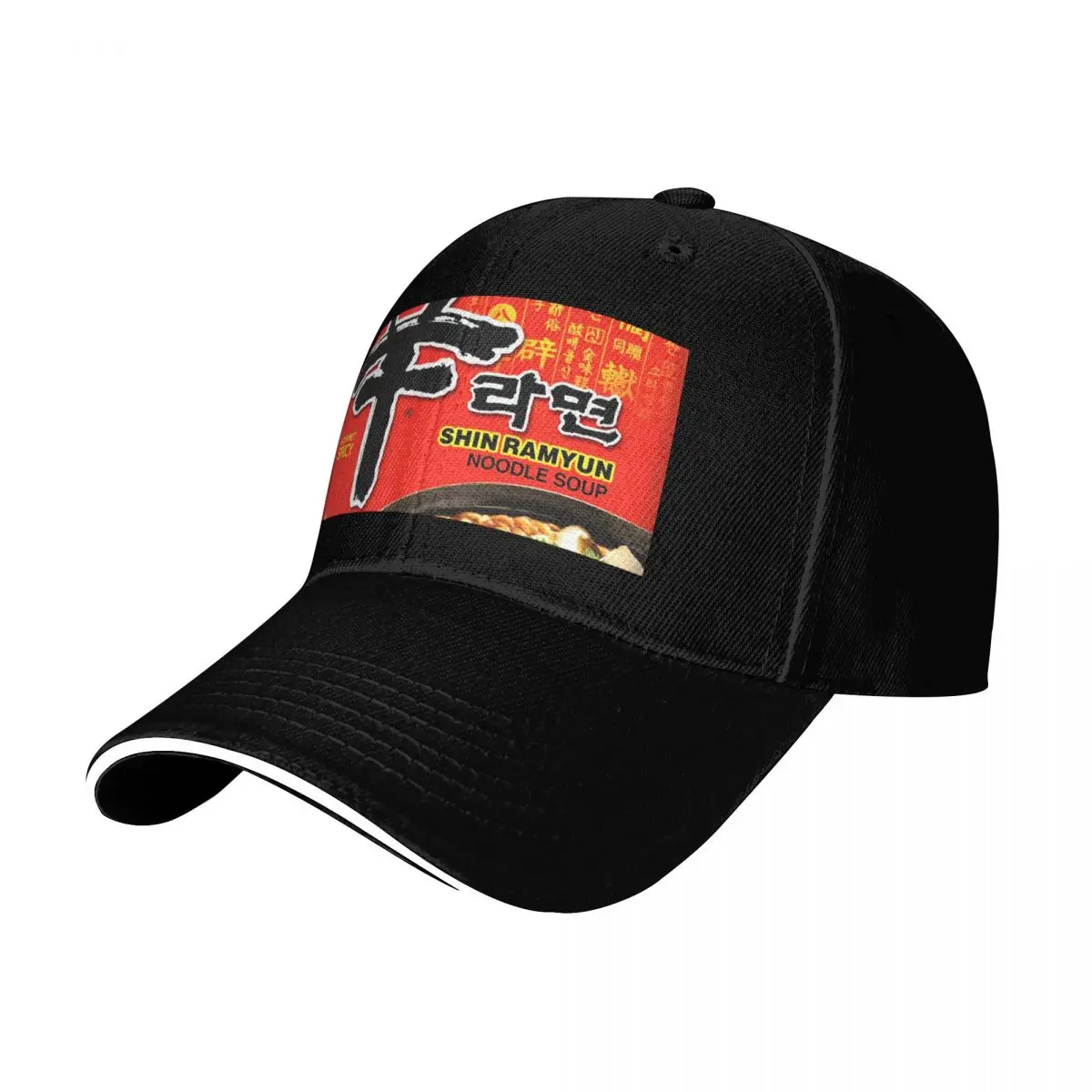 Shin Ramyun Baseball Cap Adjustable Buckle Closure Moisture Wicking Quick Dry Curved Brim Classic Fit