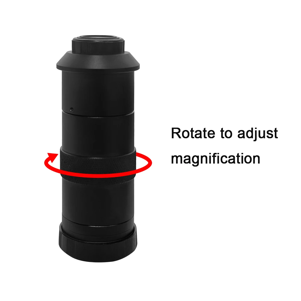 كاميرا مجهر فيديو صناعية ، تكبير قابل للتعديل ، عدسة تثبيت 130 × تكبير ، HDMI ، USB ، تكبير 0.1X-1.5X #4